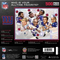 NFL New York Giants All Time Greats 500pc Puzzle Game