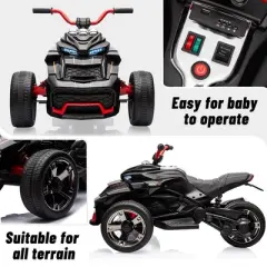 Kids Ride On Electric ATV for Kids with 3 Wheelers, 12V Battery Powered Car
