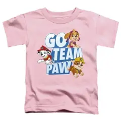 Toddler Boys' Paw Patrol Go Team Paw T-Shirt Pink