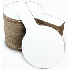 Flipside - Mini Dry Erase Answer Paddle - White Surface - 5 in. (0.4 ft) x 9 in. (0.8 ft) - 24 Per Pack