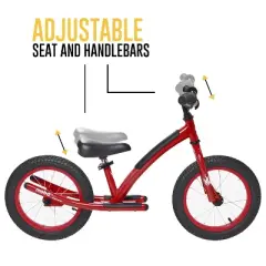 Mobo Explorer X 14" Kids' Balance Bike - Red