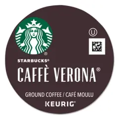 Starbucks Caffe Verona Coffee K-Cups Pack, 24/Box