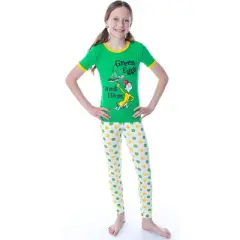 Dr. Seuss Unisex Kids Green Eggs and Ham 3 Piece Pajama Set For Boys and Girls