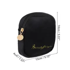 Unique Bargains Durable Square Small Makeup Bag 1 Pc