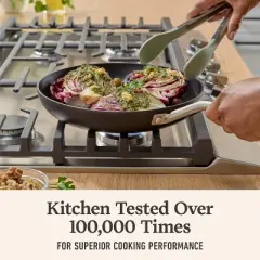 Calphalon 2pc 8" and 10" Hard Anodized Aluminum Nonstick Fry Pan Set Black: Stay-Cool Handle, Oven & Dishwasher Safe, 10-Year Warranty