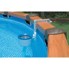 Intex Deluxe Wall Mounted Swimming Pool Surface Automatic Skimmers (4 Pack)