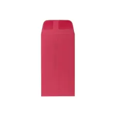 JAM Paper #7 Coin Business Colored Envelopes 3.5 x 6.5 Red Recycled 355228282