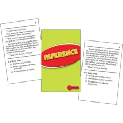 Edupress Inference Practice Cards, Levels 2.0-3.5