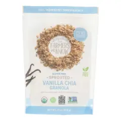 One Degree Organic Foods Sprouted Vanilla Chia Granola - Case of 6/11 oz
