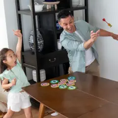 Chuckle & Roar Suction (Smack) Dartboards - 6pk