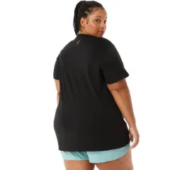 ASICS Women's SPIRAL 'a' AIRBRUSH TIGER PRINT V-NECK Running Apparel 2032C760