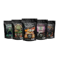 Bones Coffee - New Fall Flavor Sample Pack Whole Bean (4 oz Pack of 5)