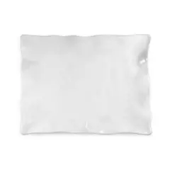 Q Home | Ruffle 15" x 12" Melamine Small Rectangle Platter