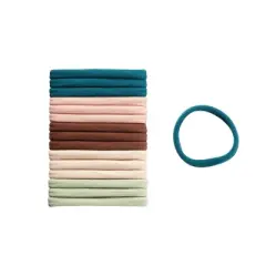 scunci Hosiery Ponytailers in Pouch - 16pk