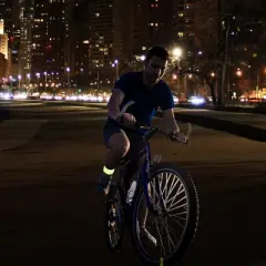 Unique Bargains Reflective Slaps for Ankles High Visibility Night Safety Cycling Riding Reflector Tape 11.81"x1.89" Green 4 Pcs