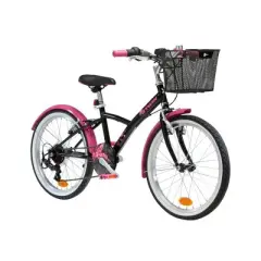 Decathlon Btwin 20' Orginal 500 Gir CN FR Pink Kids, Raspberry Pink