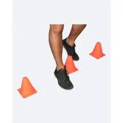 Amber Sporting Goods Ultimate Training Essentials 6-Piece Durable PVC Cones for Dynamic Workouts Portable, Stable, and Versatile Elevate Your Game