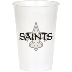 20oz 24ct New Orleans Saints Football Reusable Cups