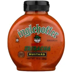 Inglehoffer Sriracha Extra Hot Mustard Squeeze Bottle - 6 pack, 10.25 oz
