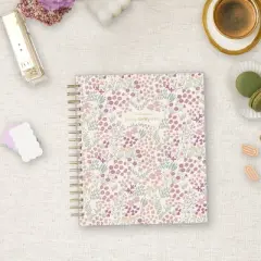 Ivory Paper Co 2024 Planner 10"x8" Daily/Monthly Frosted Cover Tillie Pink