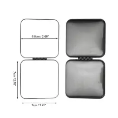 Unique Bargains Large Square Folding Makeup Mirror 1 Pc