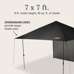 Coleman OASIS Lite 7 x 7 Canopy with Sun Wall