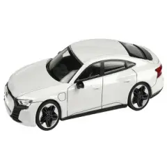 Audi E-tron GT RS Ibis White Metallic 1/64 Diecast Model Car by Paragon Models