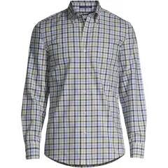 Lands' End Men's Traditional Fit No Iron Twill Shirt