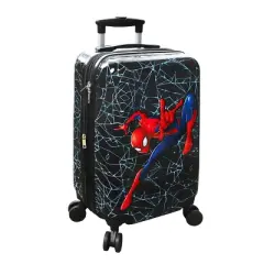 Spider-Man Spider Webs Black 20" Rolling Luggage