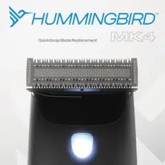 HUMMINGBIRD MK4 QuickSwap Replacement Blade &ndash; Genuine Replacement Blade for MK4 Electric Body Hair Trimmer for Men, Trim, Edge and Shave 2 Pack