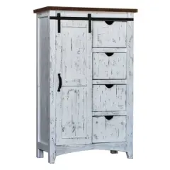 Darby Wardrobe Chest White - Picket House Furnishings