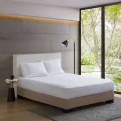 NicBex Pure Cotton Quilted White Mattress Pad for Cooling & Moisture Wicking,Bedroom Bed Mattress in a Box