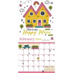 TF Publishing 2024 Wall Calendar 12"x12" Home Sweet Home