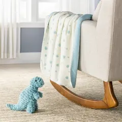 Plush Baby Blanket - Dinosaur Footprint - Cloud Island&trade;