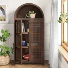 Woven Arched Wood Cabinet - Threshold&trade;