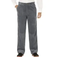 KingSize Men's Big & Tall Six-Wale Corduroy Plain Front Pants