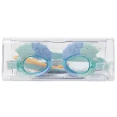Sunnylife Kids Swim Goggles - Finn the Fish Aqua Blue, 3D Fish Band