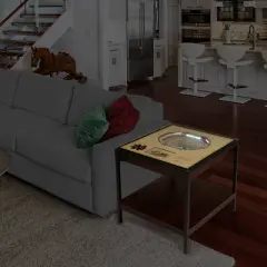 NCAA Notre Dame Fighting Irish 25-Layer StadiumViews Lighted End Table