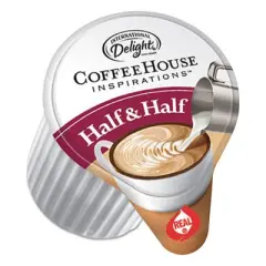 International Delight Coffee House Inspirations Half and Half, 0.38 oz, 180/Carton