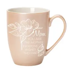 Elanze Designs Mom You Are The Mother Everyone Wishes They Had Precious Pearl 10 ounce New Bone China Coffee Cup Mug
