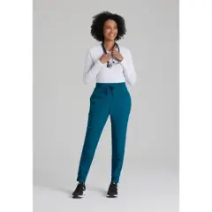 Barco One Women's Boost 3-Pocket Mid-Rise Jogger Scrub Pant