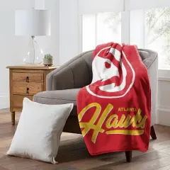 NBA Atlanta Hawks 50 x 60 Raschel Throw Blanket