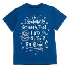 Harry Potter Gryffindor Hufflepuff Ravenclaw Slytherin Pajama Shirt and Shorts Sleep Set Little Kid to Big Kid