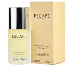Escape By Calvin Klein Men Mango, Grapefruit, Bergamot, Melon, Sandalwood Edt Spray 1.7 Oz