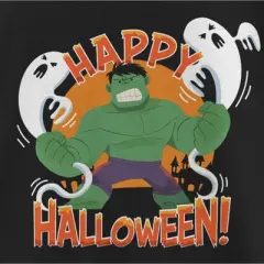 Girl's Marvel The Hulk Happy Halloween T-Shirt
