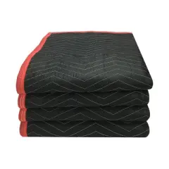 UBMOVE 4 Pack of Deluxe Moving Blankets 5.42 lbs./each or 65 lbs. /dozen