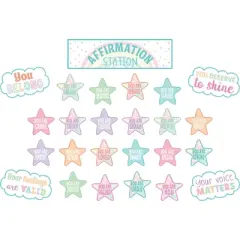 Teacher Created Resources&reg; Pastel Pop Positive Affirmations Mini Bulletin Board Set