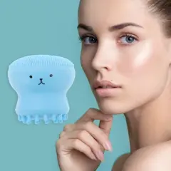 Unique Bargains Silicone Facial Cleansing Brush 2.01"x2.09" 1 Pc