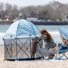 Baby Delight Go With Me Deluxe Eclipse Portable Playard with Canopy and Pad