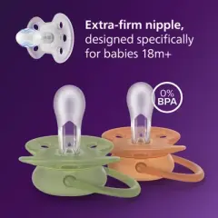 Philips Avent Ultra Soft Pacifiers 18m+ - Deer/Swan - 4pk
